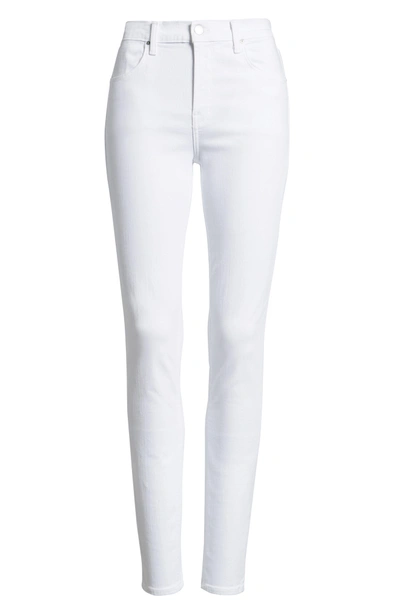 Shop J Brand 2311 Maria High Waist Super Skinny Jeans In Blanc