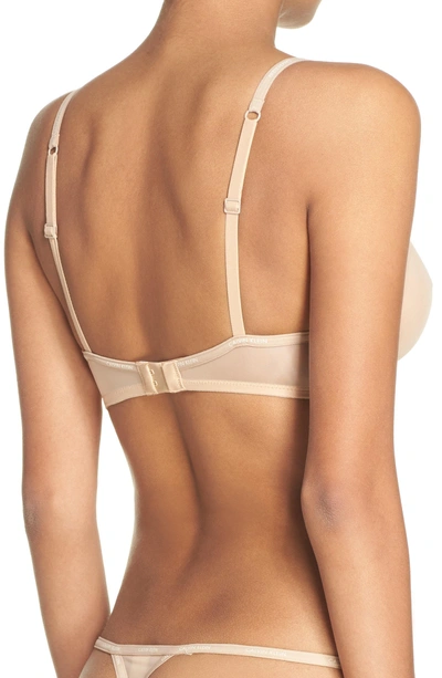 Shop Calvin Klein Marquisette Underwire Bra In Bare