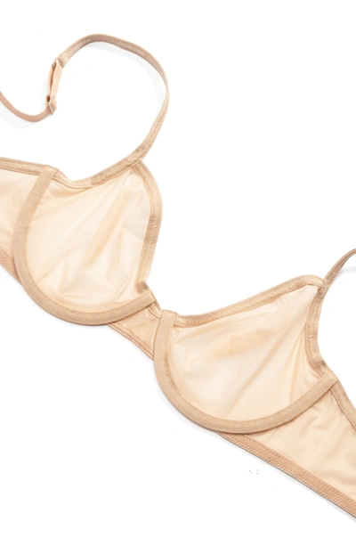 Shop Calvin Klein Marquisette Underwire Bra In Bare