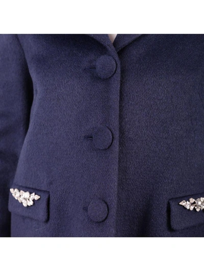 Shop Blugirl Coat In Blue