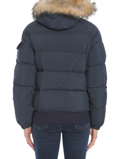 Shop Pyrenex Aviator Down Jacket In Blu