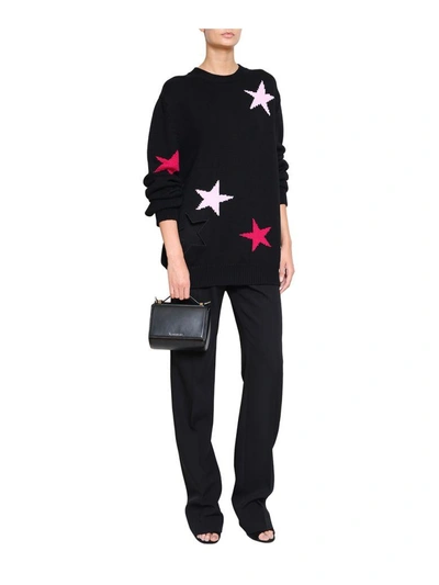 Shop Givenchy Stars Cotton Sweater In Nero