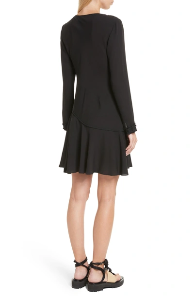 Shop 3.1 Phillip Lim / フィリップ リム Ruffle Edge Silk Dress In Black