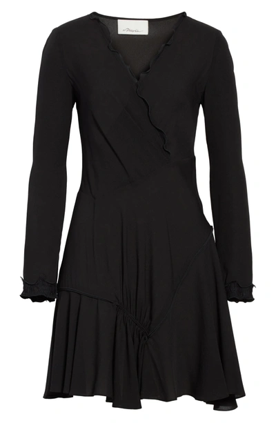 Shop 3.1 Phillip Lim / フィリップ リム Ruffle Edge Silk Dress In Black