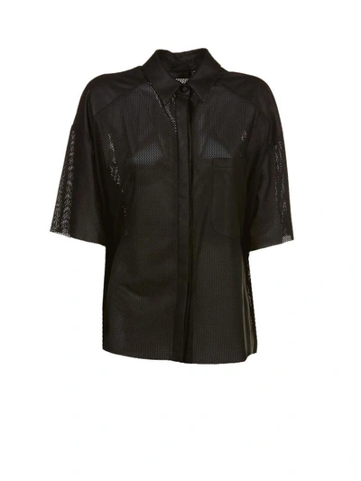 Shop Drome Shortsleeved Shirt In Nero