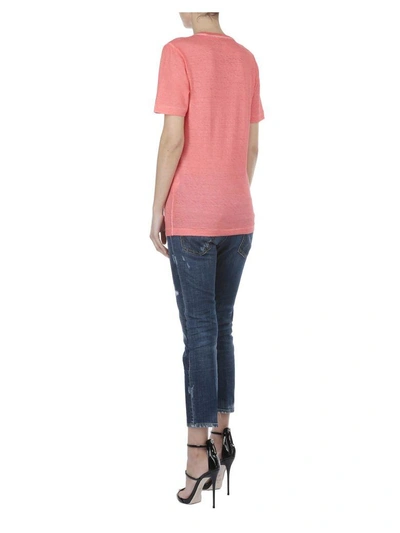 Shop Dsquared2 Cotton T-shirt In Pink