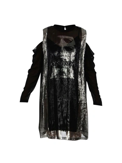 Shop Mcq By Alexander Mcqueen Mcq Alexander Mcqueen Dress In Gray Silver