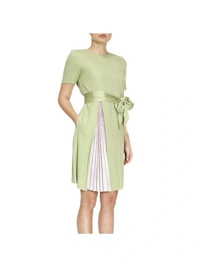 Shop Emporio Armani Dress Dress Women  In Green
