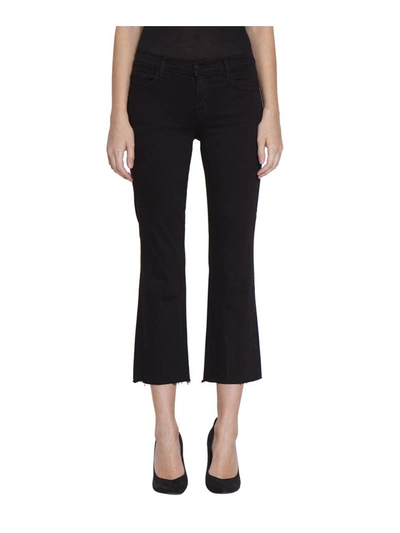 Shop J Brand Selena Cotton Denim Jeans In Nero