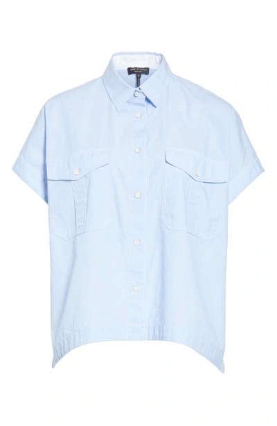 Shop Rag & Bone Pearson Shirt In Light Blue Multi