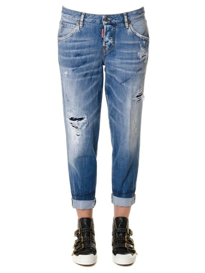 Shop Dsquared2 Denim Jeans With Tears
