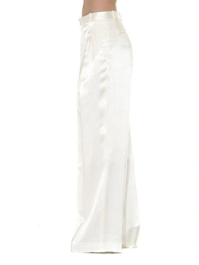 Shop Givenchy Wide Trousers In Off White