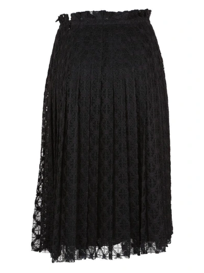Shop Philosophy Di Lorenzo Serafini Lace Panel Skirt In Black