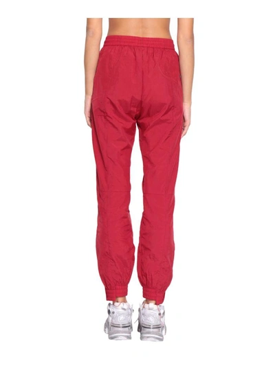 Shop Vetements Reebok Reworked Joggers In Rosso