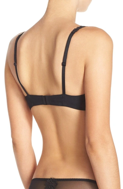 Simone Perele Wish Lace Demi Cup Full-figure Bra In Black