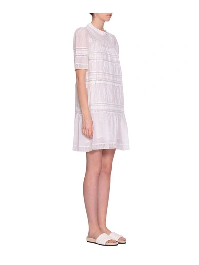 Tilstedeværelse sponsor grund Isabel Marant Étoile Vicky Cotton Dress In Bianco | ModeSens