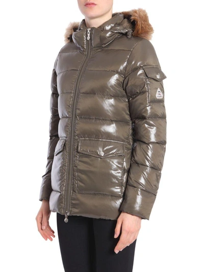 Shop Pyrenex Authentic Shiny Down Jacket In Marrone