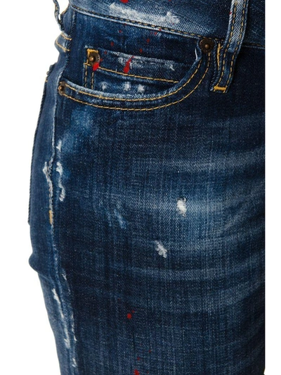 Shop Dsquared2 Jennifer Denim Jeans In Blu/denim