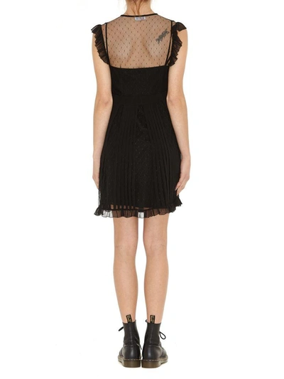 Shop Red Valentino Tulle Dress In Black