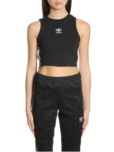 Adidas Originals Cy4745 Crop Tankblack In Nero | ModeSens