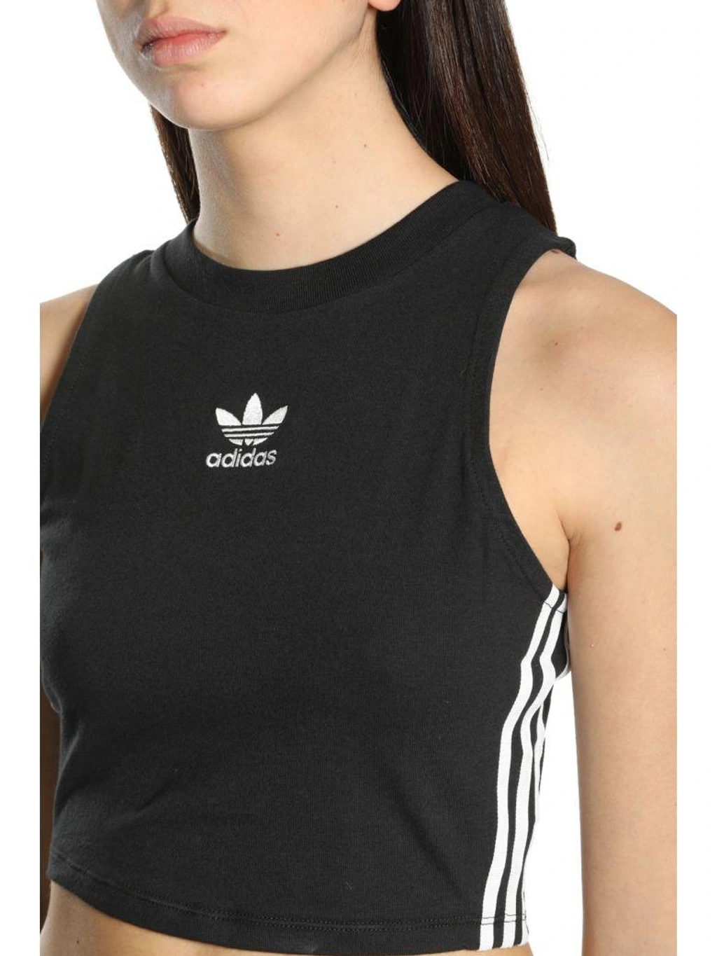 Adidas Originals Cy4745 Crop Tankblack In Nero ModeSens