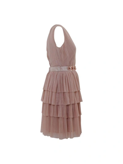 Shop Blugirl Short Dress In Light Pink