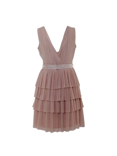 Shop Blugirl Short Dress In Light Pink