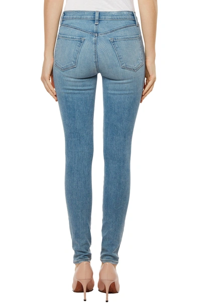 Shop J Brand Maria High Waist Skinny Jeans In Surge Destruct