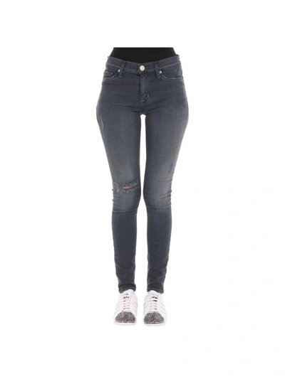 Shop Hudson Super Skinny Nico Jeans In Grey
