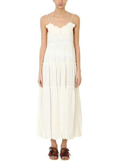 Shop See By Chloé Long Dress In White