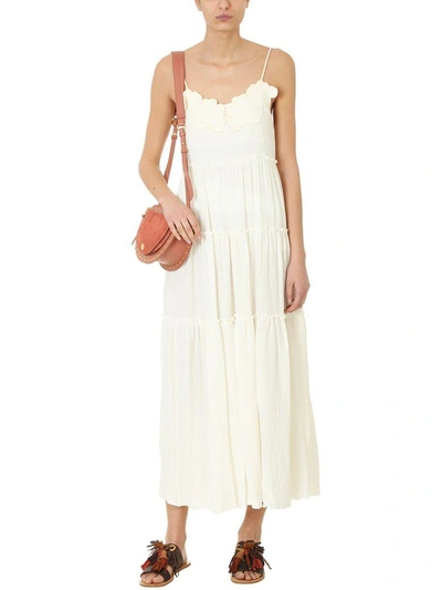 Shop See By Chloé Long Dress In White