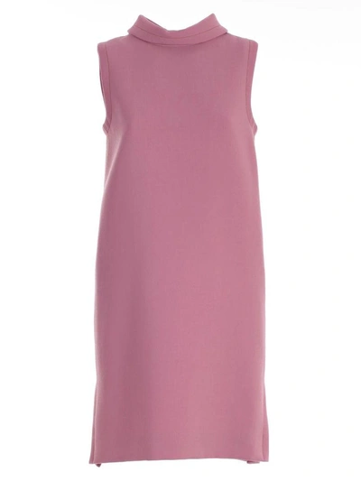 Shop Marni Dress In Pink & Purple