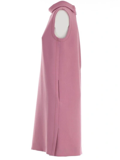 Shop Marni Dress In Pink & Purple