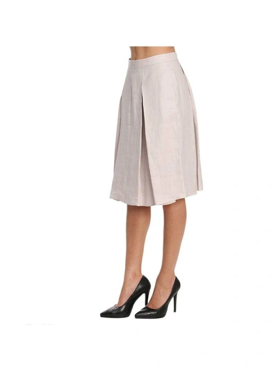 Shop Emporio Armani Skirt Skirt Women  In Pearl