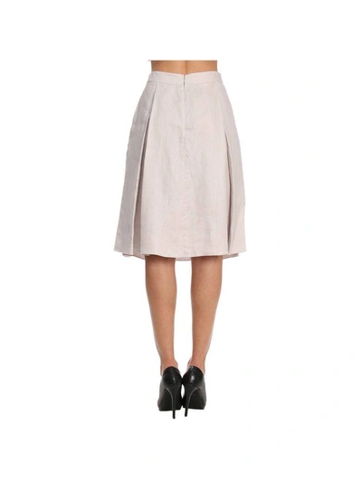 Shop Emporio Armani Skirt Skirt Women  In Pearl