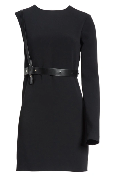 Shop Helmut Lang Harness Dress In Black
