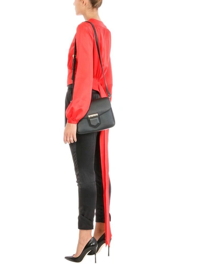Shop Givenchy Drop Crotch Cropped Trousers In Black