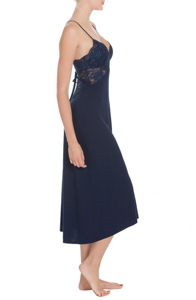 Shop Jonquil Nightgown In Navy Blue