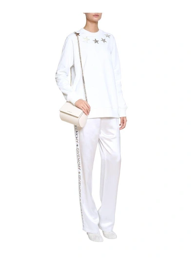 Shop Givenchy Stars Cotton Sweatshirt In Bianco