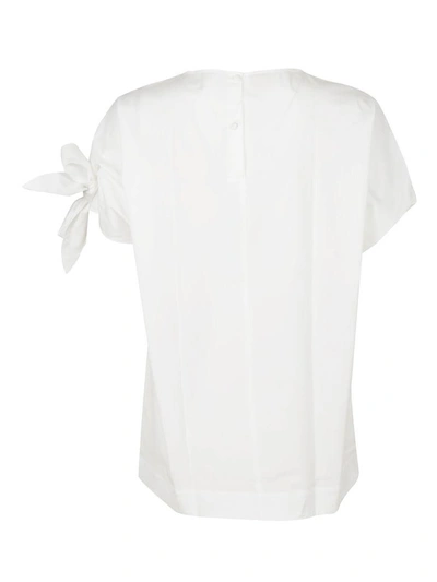 Shop Fay Tie Shirt In White