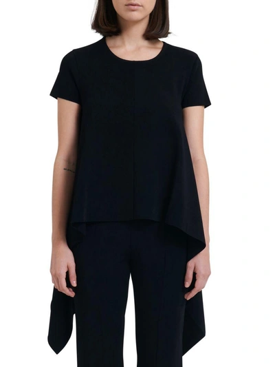 Shop Stella Mccartney Asymmetric Top In Black