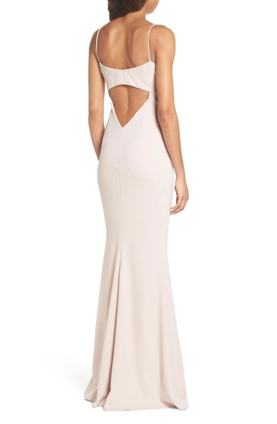 Shop Katie May Bambi Cutout Mermaid Gown In Ballet