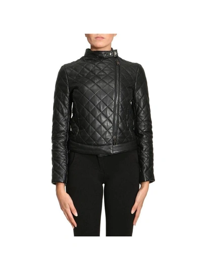 Shop Emporio Armani Jacket Jacket Women  In Black