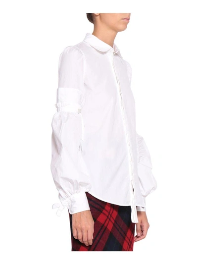 Shop Dsquared2 Cotton Shirt In Bianco