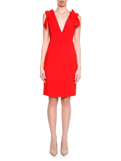 Shop Capucci Dress In Rosso