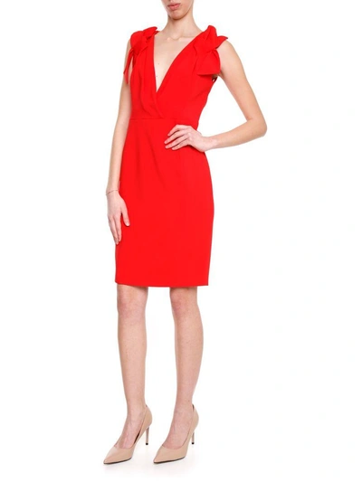 Shop Capucci Dress In Rosso
