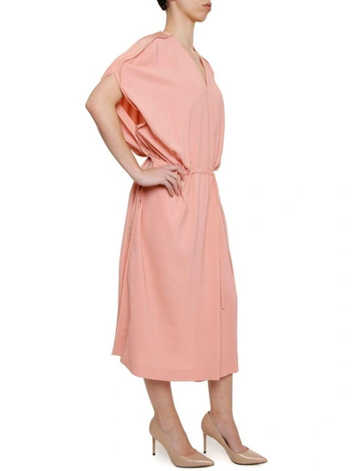Shop Jil Sander Hornet Dress In Medium Pink