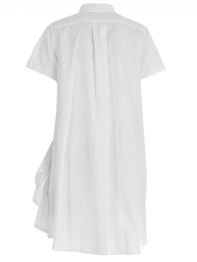 Shop Sacai Dress In White