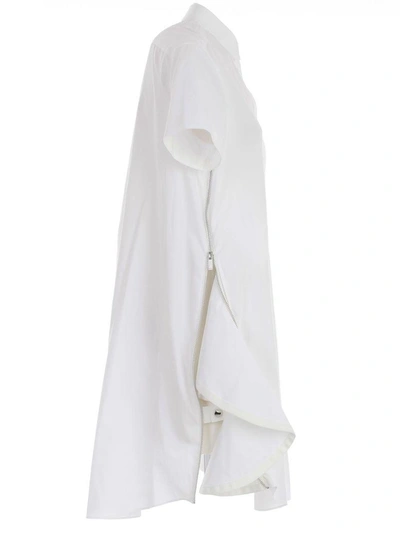 Shop Sacai Dress In White