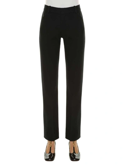 Shop Chloé Straight-leg Trousers In Nero